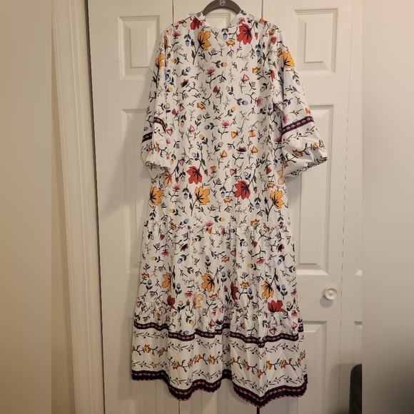 Bohemian Maxi Floral Dress-Large-Multi Color - Picture 2 of 5